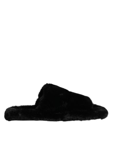 Polyester Velvet Slides Slipper Men's Shoes - Dolce & Gabbana - Modalova