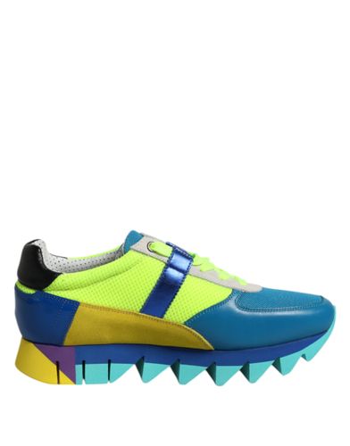 Leather Low Top Men Sneakers Men's Shoes - Dolce & Gabbana - Modalova