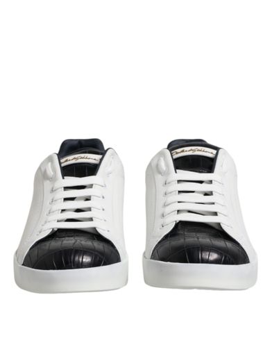 Leather Portofino Sneaker Men's Shoes - Dolce & Gabbana - Modalova