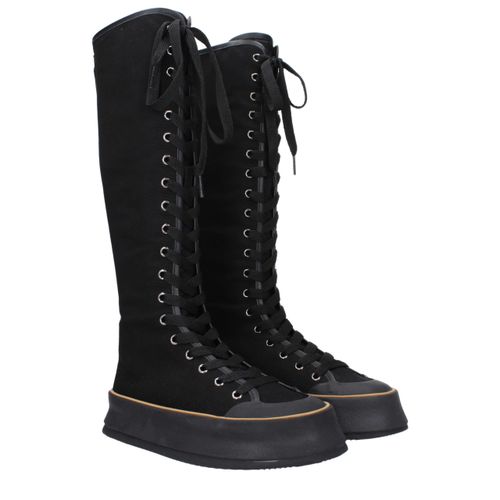 Fabric Lace-Up Women's Boots - Max Mara - Modalova