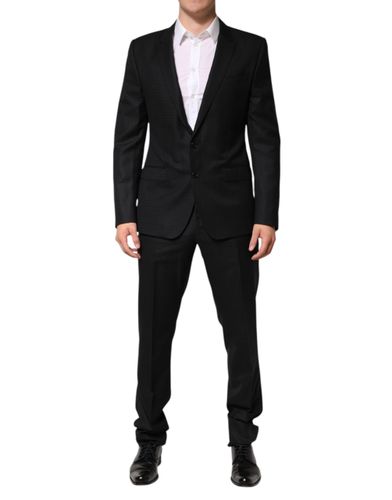 Jacquard Single Breasted 2 Piece Men's Suit - Dolce & Gabbana - Modalova