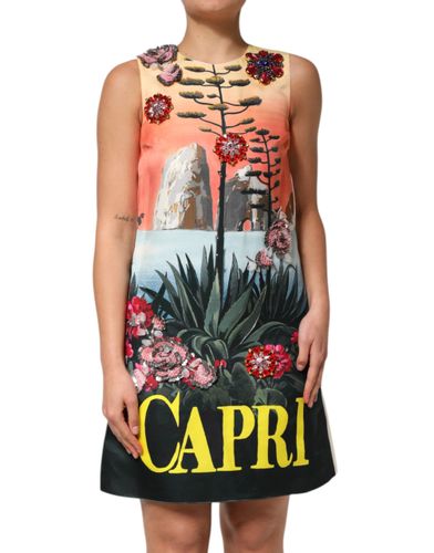 Crystal Embellished A-line Mini Women's Dress - Dolce & Gabbana - Modalova