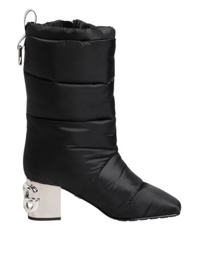 Padded Mid Calf Logo Heel Boots Women's Shoes - Dolce & Gabbana - Modalova