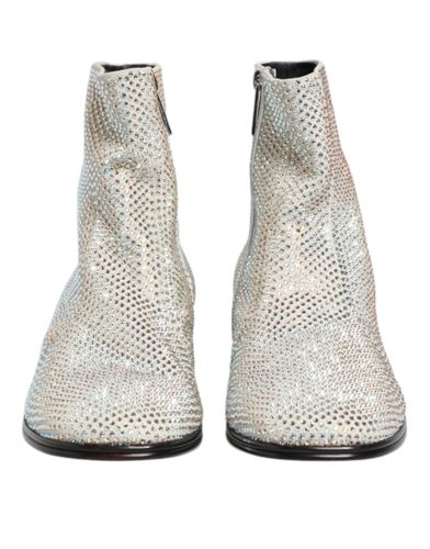 Strass DG Logo Heels Ankle Boots Men's Shoes - Dolce & Gabbana - Modalova