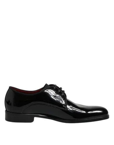 Leather Lace Up Men Derby Formal Men's Shoes - Dolce & Gabbana - Modalova