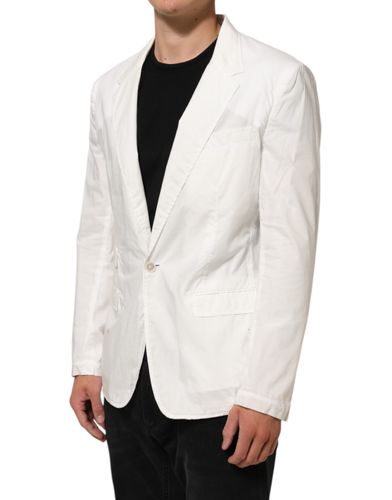 Cotton 1 Button Men Suit Men's Blazer (Pre-Owned) - Dolce & Gabbana - Modalova