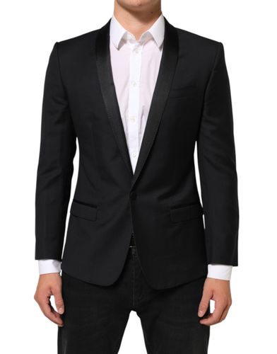 GOLD 1 Button Suit Jacket Men Men's Blazer - Dolce & Gabbana - Modalova