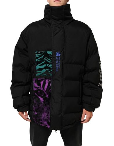Nylon Puffer Men Full Zip Men's Jacket - Dolce & Gabbana - Modalova
