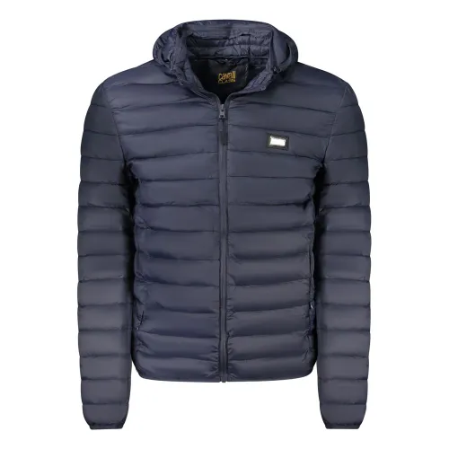 Blu Polyester Men Men's Jacket - Cavalli Class - Modalova
