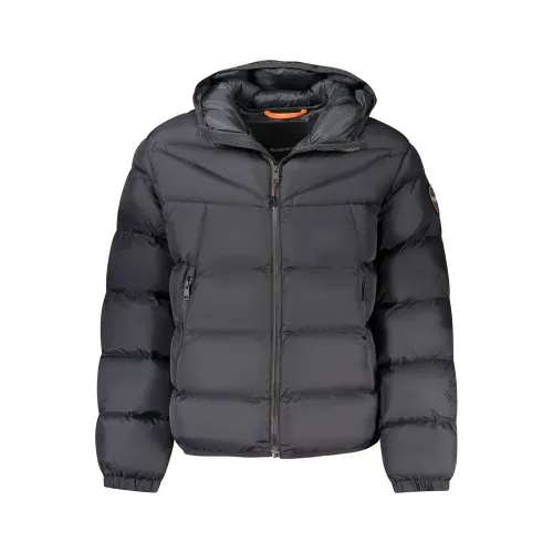 Nero Poliammide Men's Men's Jacket - Napapijri - Modalova