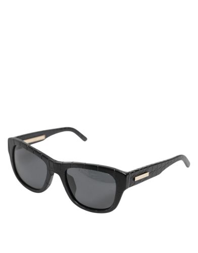 DG4177 Leather Frame Tinted Lens Women's Sunglasses - Dolce & Gabbana - Modalova