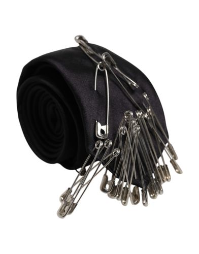Safety Pins Silk Adjustable NeckMen's Accessory Men's Tie - Dolce & Gabbana - Modalova