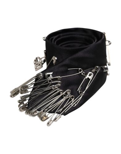 Safety Pins Silk Adjustable NeckMen's Accessory Men's Tie - Dolce & Gabbana - Modalova