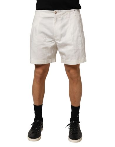 Cotton Mid Waist Men Bermuda Men's Shorts (Pre-Owned) - Dolce & Gabbana - Modalova