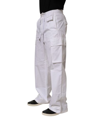 Linen Straight Cargo Men Trouser Men's Pants (Pre-Owned) - Dolce & Gabbana - Modalova