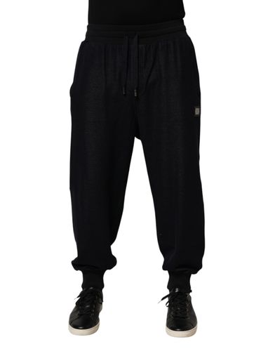 Cotton Blend Drawstring Jogger Jogger Men's Pants - Dolce & Gabbana - Modalova