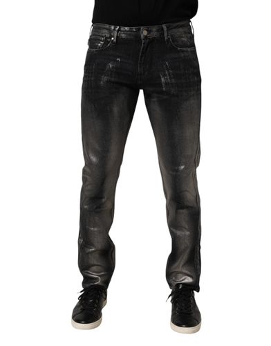 Washed Slim Fit Men Denim Trouser Men's Jeans (Pre-Owned) - Emporio Armani - Modalova