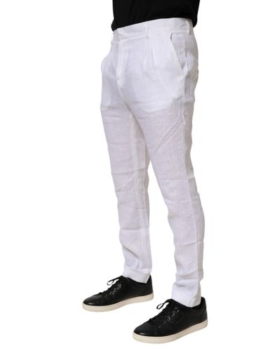Linen Formal Dress Trouser Men's Pants (Pre-Owned) - Daniele Alessandrini - Modalova