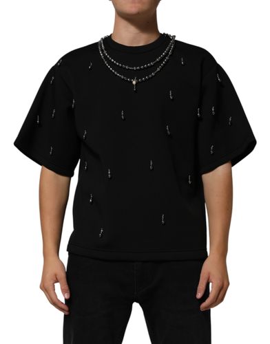 Polyester Necklace Embellished Men's T-shirt - Dolce & Gabbana - Modalova