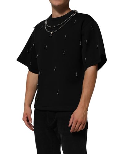 Polyester Necklace Embellished Men's T-shirt - Dolce & Gabbana - Modalova