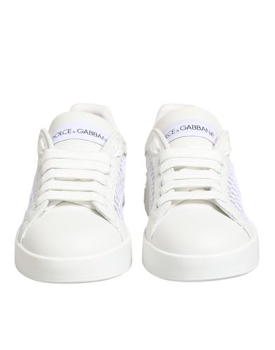Mesh Inserts Low Top Sneakers Women's Shoes - Dolce & Gabbana - Modalova