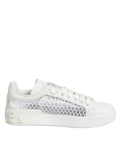 Mesh Inserts Low Top Sneakers Women's Shoes - Dolce & Gabbana - Modalova