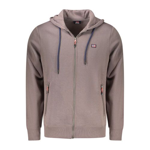 Marrone Cotton Men Men's Sweatshirt - Norway 1963 - Modalova