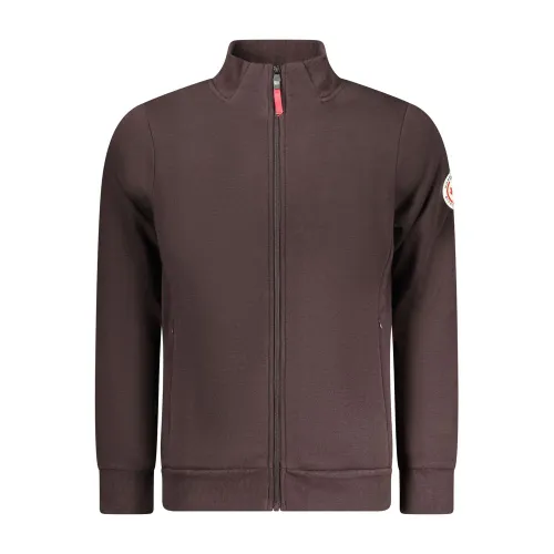 Marrone Cotton Men Men's Sweatshirt - Norway 1963 - Modalova