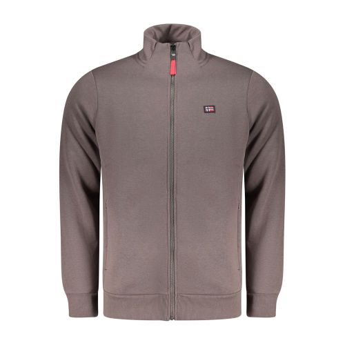 Marrone Cotton Men Men's Sweatshirt - Norway 1963 - Modalova