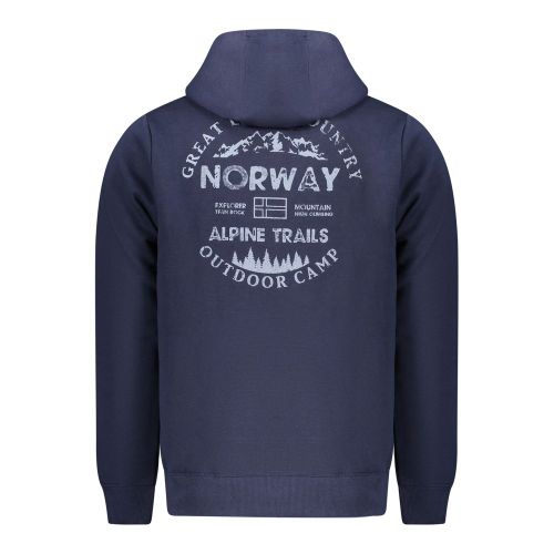 Marrone Cotton Men Men's Sweatshirt - Norway 1963 - Modalova