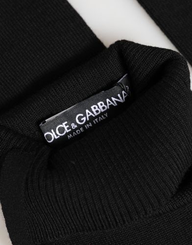 Virgin Wool Knitted Fingerless Men Men's Gloves - Dolce & Gabbana - Modalova
