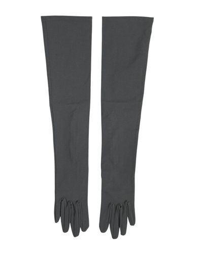 Dark Viscose Elbow Length Mitten Men Men's Gloves - Dolce & Gabbana - Modalova