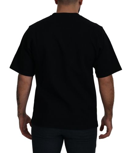 Cotton Printed Crewneck Tee Men's T-shirt - Dolce & Gabbana - Modalova
