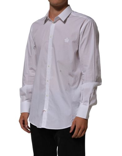 Cotton Collared Men MARTINI Dress Men's Shirt (Pre-Owned) - Dolce & Gabbana - Modalova