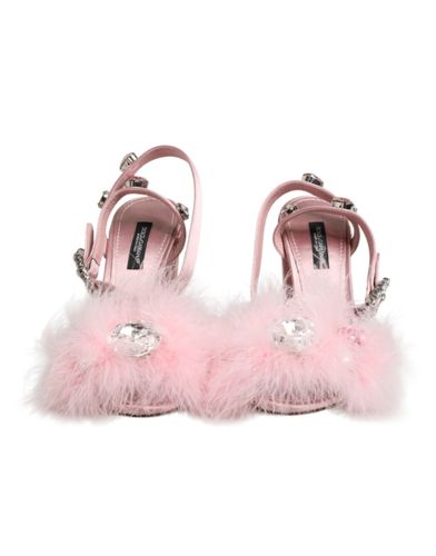 Sequined Ankle Strap Sandals Women's Shoes - Dolce & Gabbana - Modalova
