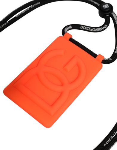 Holder Neon Rubber DG Embossed Adjustable Badge - Dolce & Gabbana - Modalova