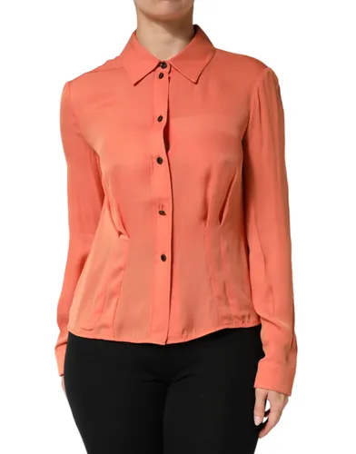 Collared Button Down Long Sleeves Women's Top - Emporio Armani - Modalova