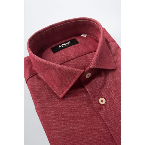 Red Cotton Men's Men's Shirt - Baldinini Trend - Modalova