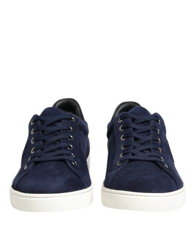 Leather Suede Low Top Sneakers Men's Shoes - Dolce & Gabbana - Modalova