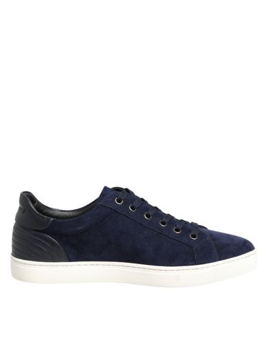 Leather Suede Low Top Sneakers Men's Shoes - Dolce & Gabbana - Modalova