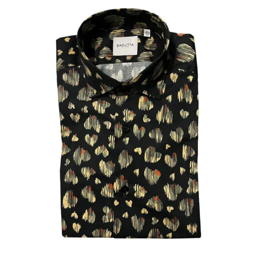 Cotton Men Men's Shirt - Bagutta - Modalova
