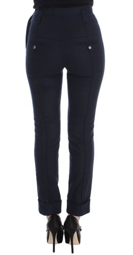 Virgin Wool Slim Fit Casual Women's Pants - Ermanno Scervino - Modalova