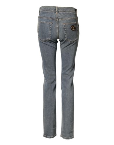 Two Tone Cotton Men Skinny Denim Men's Jeans - Dolce & Gabbana - Modalova