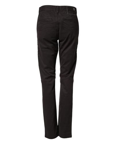 Dark Cotton Stretch Straight Mid Waist Trouser Men's Pants - Sun68 - Modalova