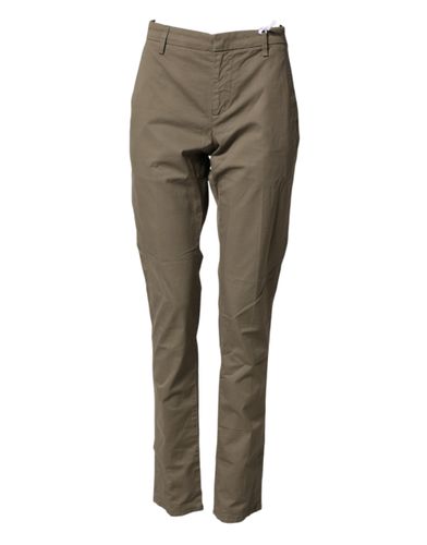 Cotton Stretch Straight Chino Men Trouser Men's Pants - Dondup - Modalova