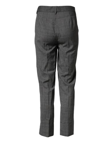 Check Tartan VirginWool Dress Women's Pants - Dolce & Gabbana - Modalova