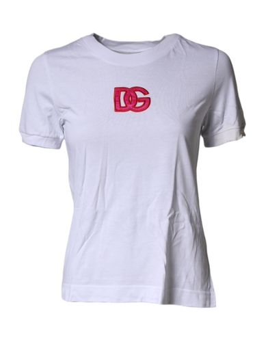 DG Logo Crew Neck Short Sleeves Women's T-shirt (Pre-Owned) - Dolce & Gabbana - Modalova