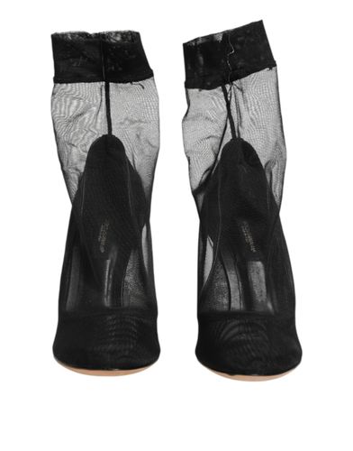 Nylon Stretch Mesh Sock Boots Women's Shoes - Dolce & Gabbana - Modalova