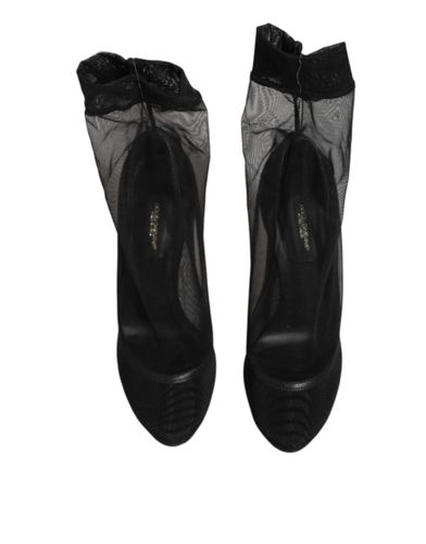 Nylon Stretch Mesh Sock Boots Women's Shoes - Dolce & Gabbana - Modalova