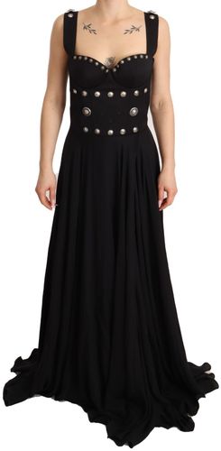 Silk Studded Sleeveless A-line Max Women's Dress (Pre-Owned) - Fausto Puglisi - Modalova